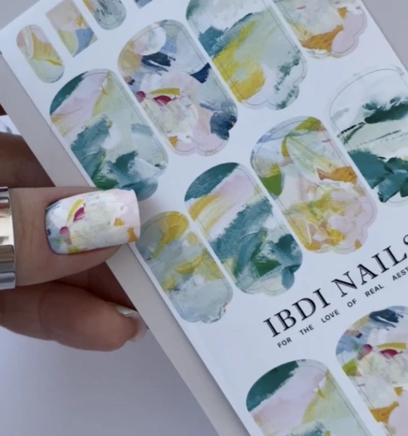 07 SPRING ART - Nail Wraps IBDI Nails