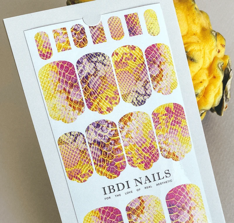 09 NEON PYTHON - Nail Wraps IBDI Nails