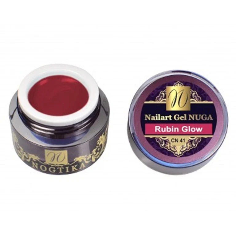 Nailart Farbgel NUGA (ohne Schwitzschicht) "Rubin Glow" (TPO-free)