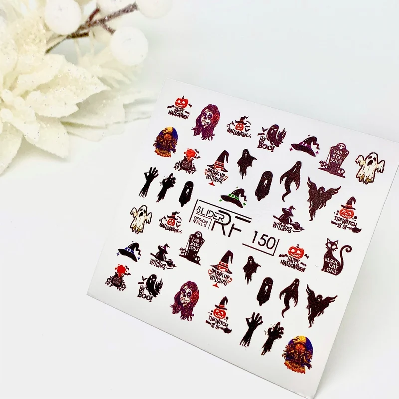 Slider.RF Halloween nail decals / sliders 150