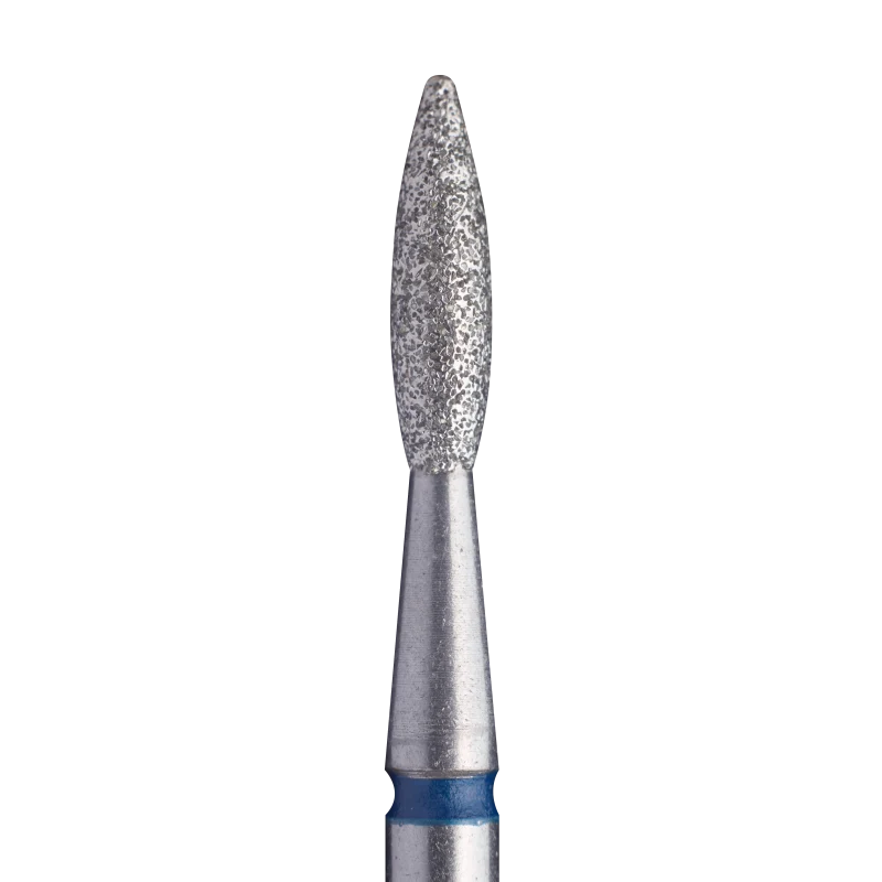 STALEKS PRO Flame drop, Diamond e-file nail drill bits 2.1mm FA11B021/8 – medium grit, manicure nail tools, Russian manicure nail drill bits, cuticle cutter