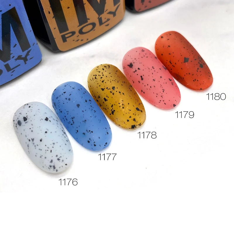ICEGEL Dalmatian gel polish 1176-1180