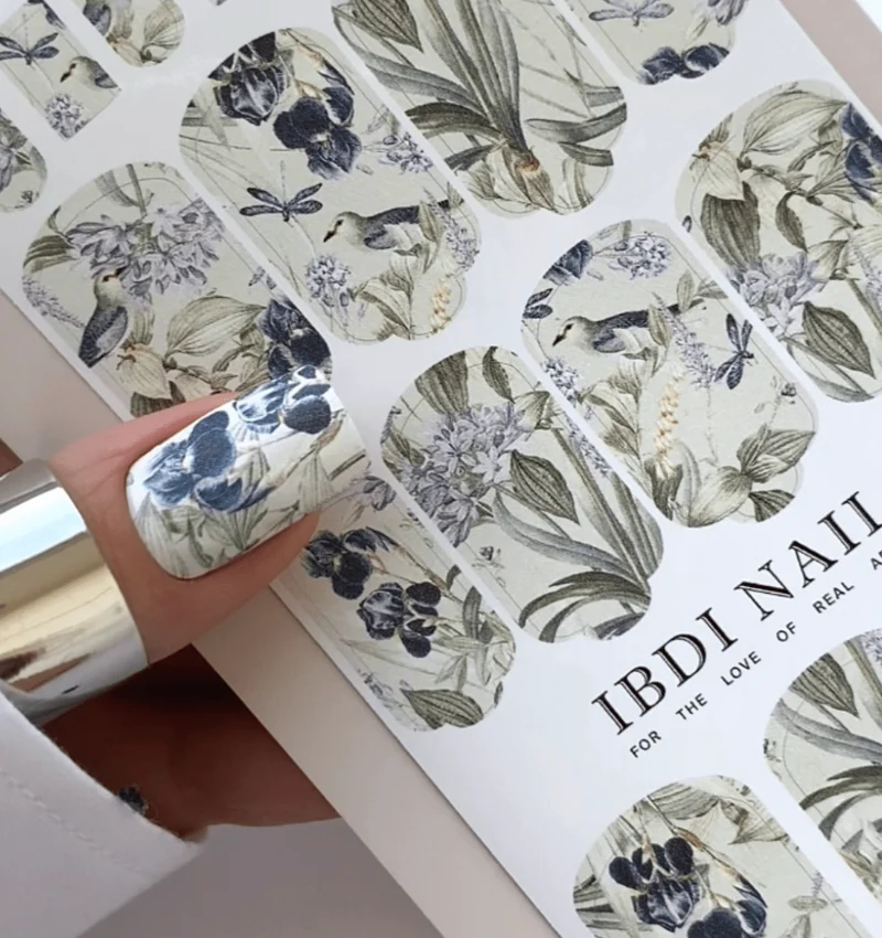 05 IRIS BIRD - Nail Wraps IBDI Nails