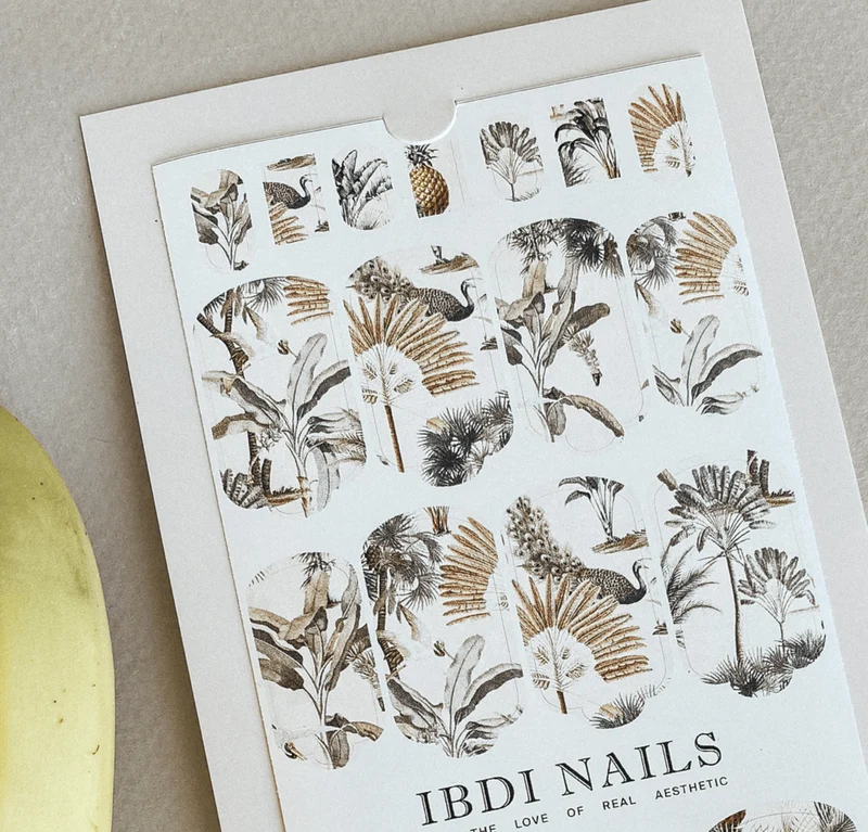 01 TROPIC - Nail Wraps IBDI Nails