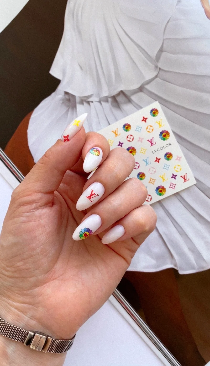 IBDI Fashion nail decals / sliders #LVCOLOR