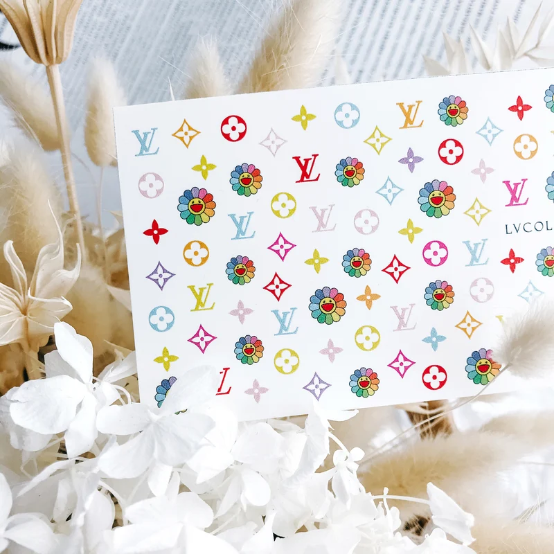 IBDI Fashion nail decals / sliders #LVCOLOR
