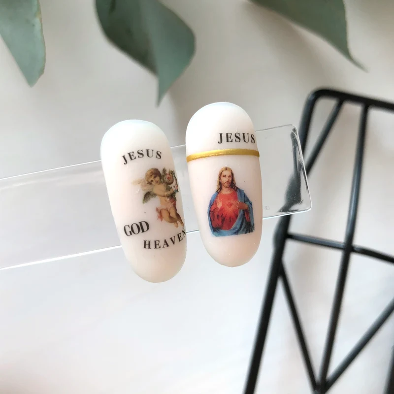 IBDI Religous nail decals / sliders #501