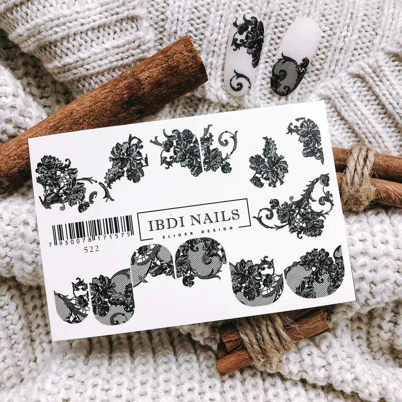 IBDI Pattern nail decals / sliders #522
