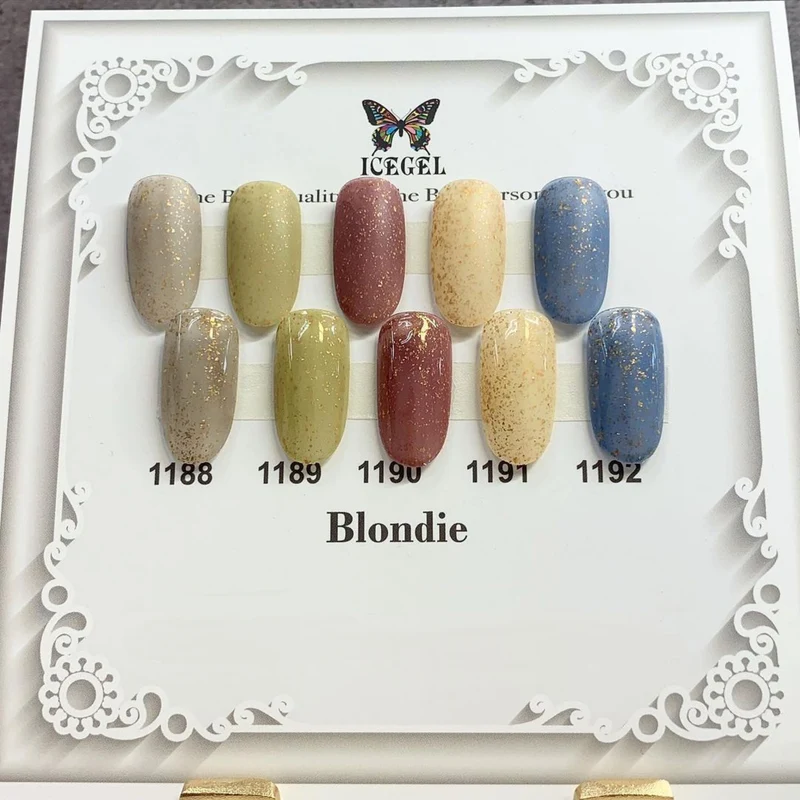 ICEGEL Blondie gel polish 1188-1192