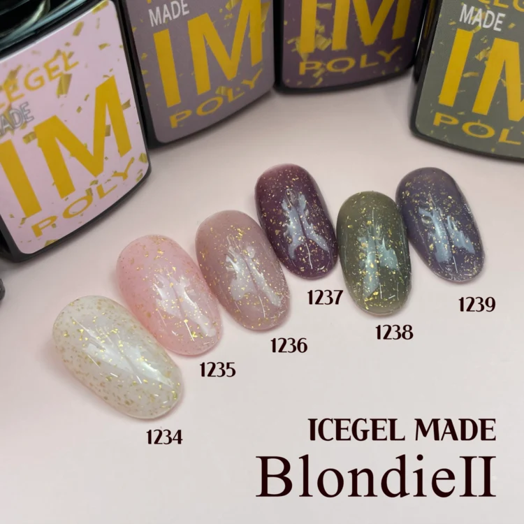 ICEGEL Blondie gel polish 1234-1239