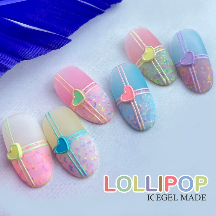 ICEGEL Lollipop gel polish 1259-1264