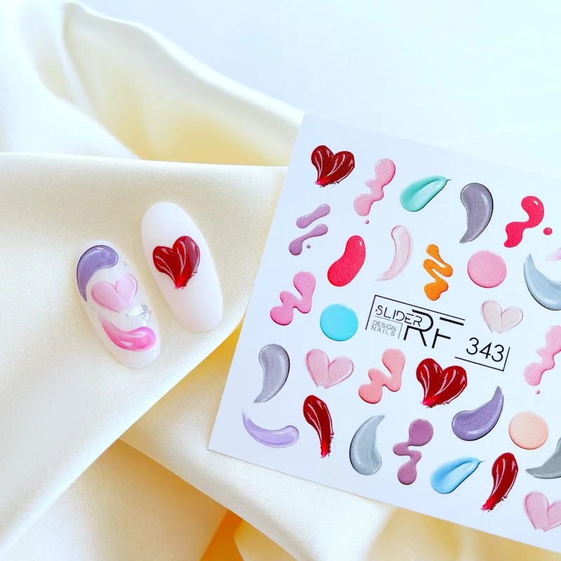 Slider.RF Abstract shape nail decals / sliders 343
