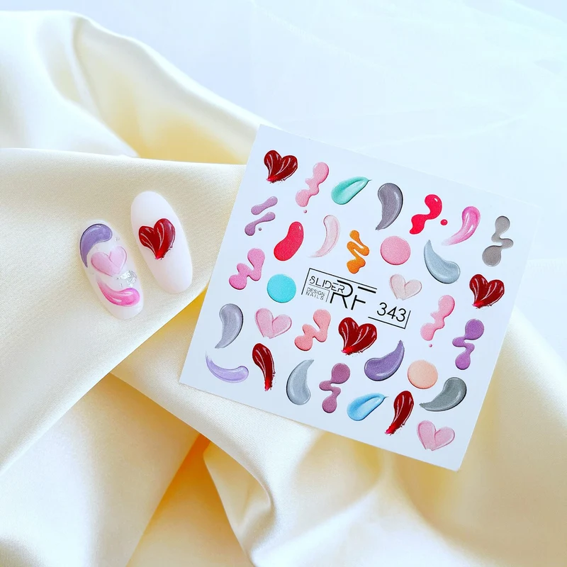 Slider.RF Abstract shape nail decals / sliders 343