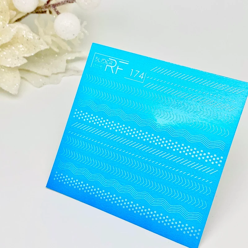 Slider.RF Line art nail decals / sliders 174