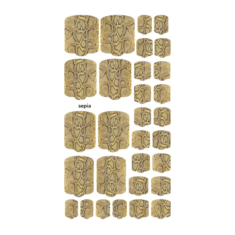 Nagelfolie Sepia - PEDIKÜRE Nail Wraps by Provocative Nails