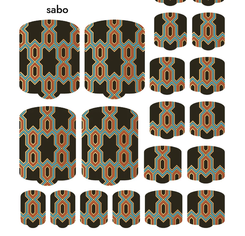 Nagelfolie Sabo - PEDIKÜRE Nail Wraps by Provocative Nails