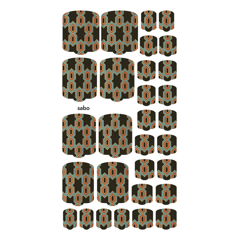 Nagelfolie Sabo - PEDIKÜRE Nail Wraps by Provocative Nails