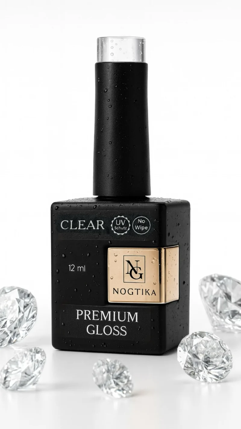 Premium Gloss Top Gel (ohne Schwitzschicht) 12ml "Clear" TPO-Free