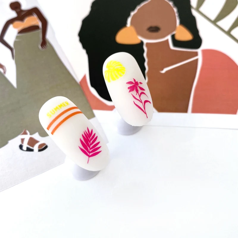 IBDI 1986 nail decals / sliders #Colorful 55