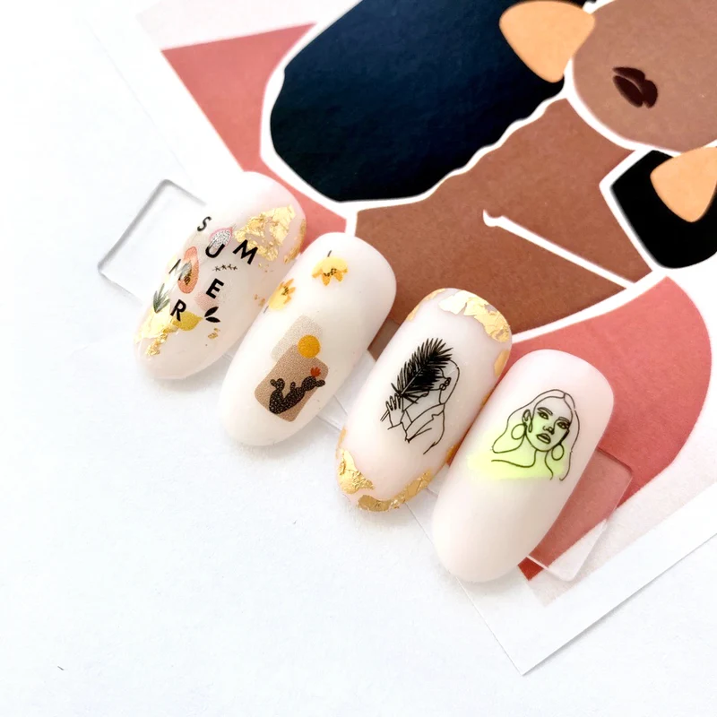 IBDI Fruit nail decals for tropical nails / sliders #Colorful 60