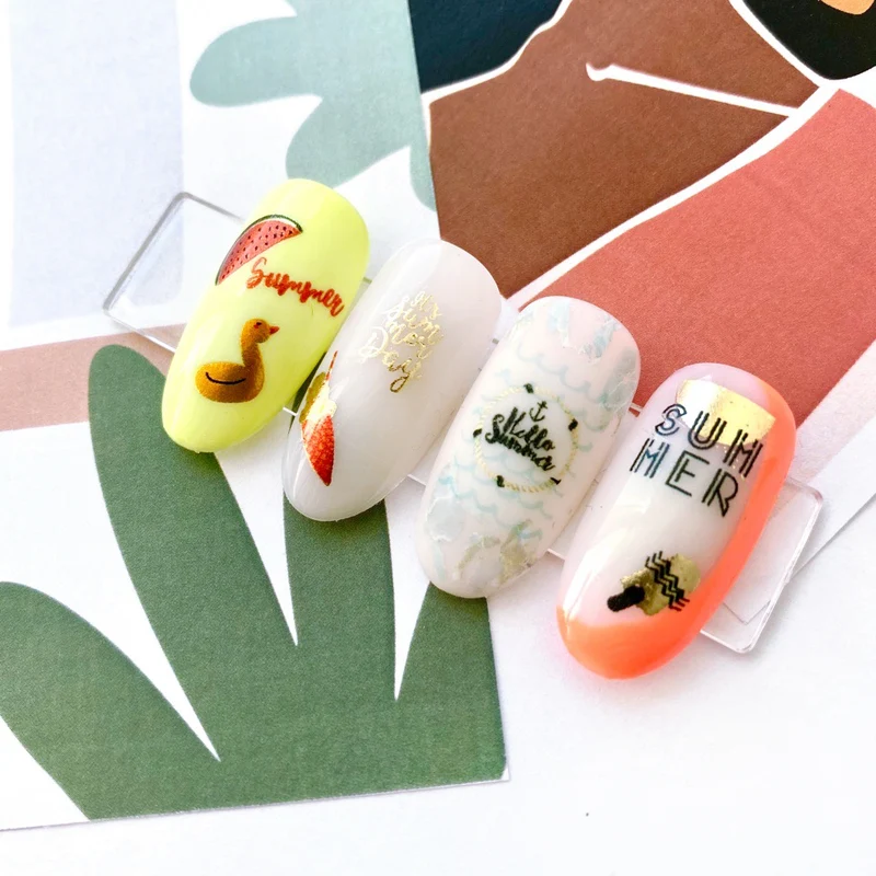 IBDI Animal and fashion nail decals / sliders #Air Foil 11