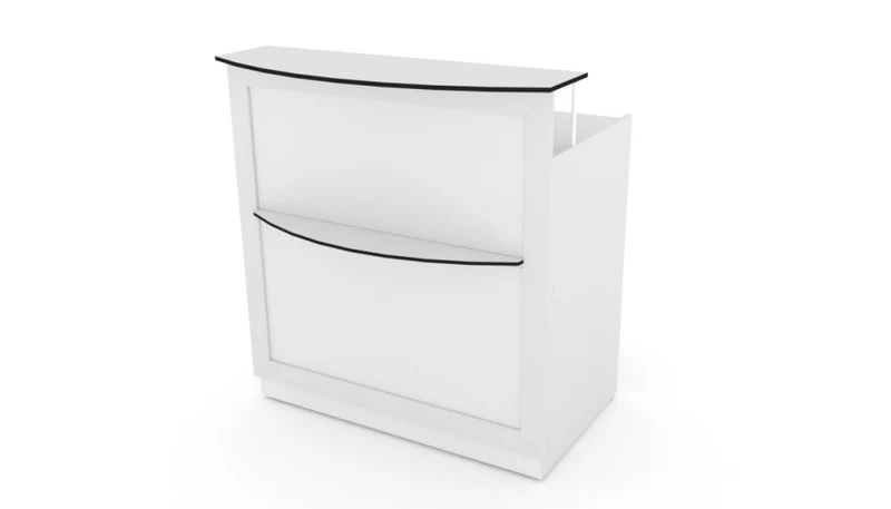 Theke "Univers" mit Nietenüberzug Barock Design