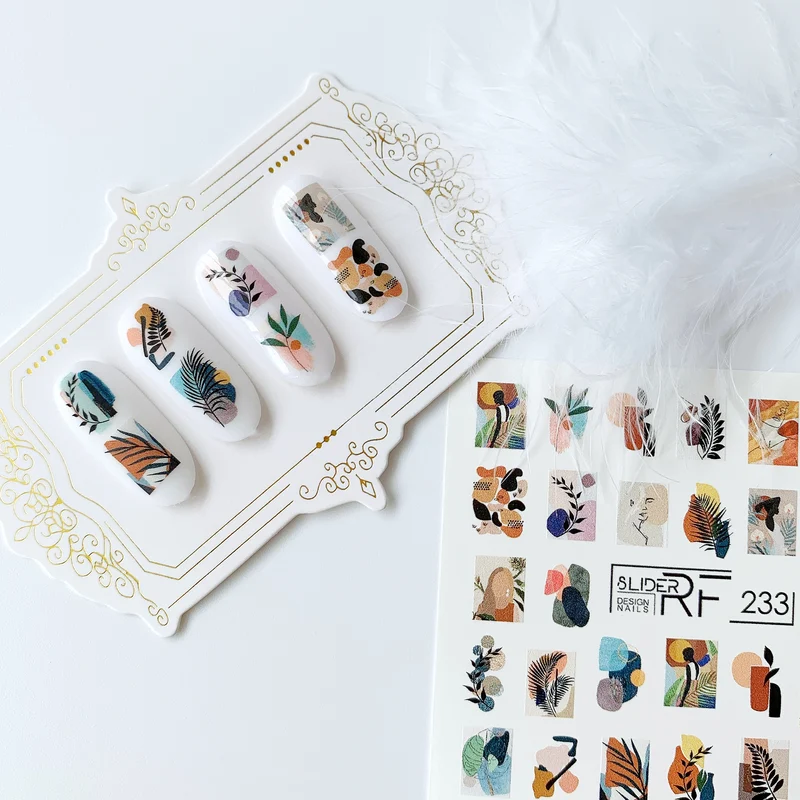 Slider.RF Geometric art nail decals / sliders 233