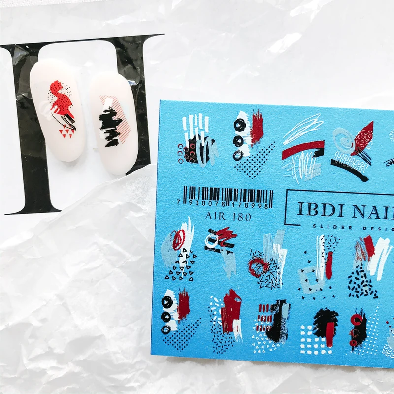 IBDI Abstract nail decals / sliders #Air 180