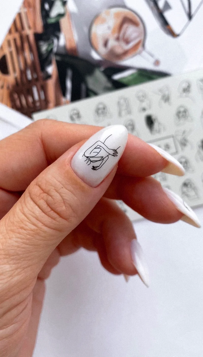 IBDI Fashion nail decals / sliders #517