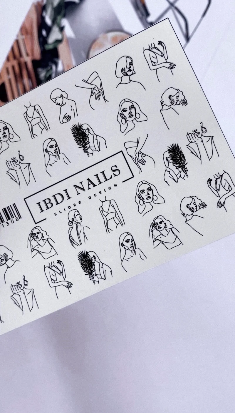 IBDI Fashion nail decals / sliders #517