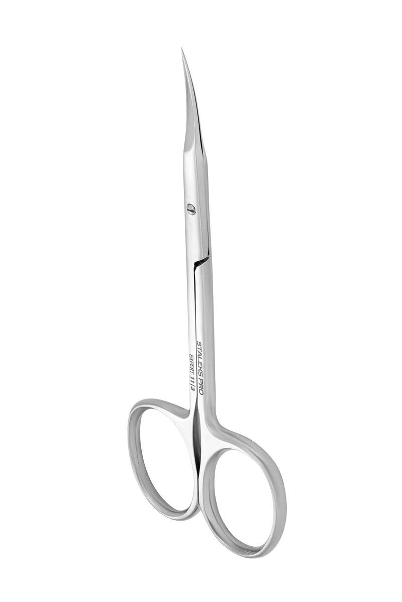 STALEKS PRO Expert 11 left handed nail scissors 23mm working part, manicure nail tools, cuticle cutter SE-11/3
