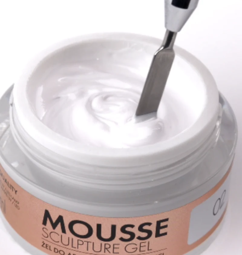 02 Polar White - MOUSSE SCULPTURE GEL15 ml Victoria Vynn