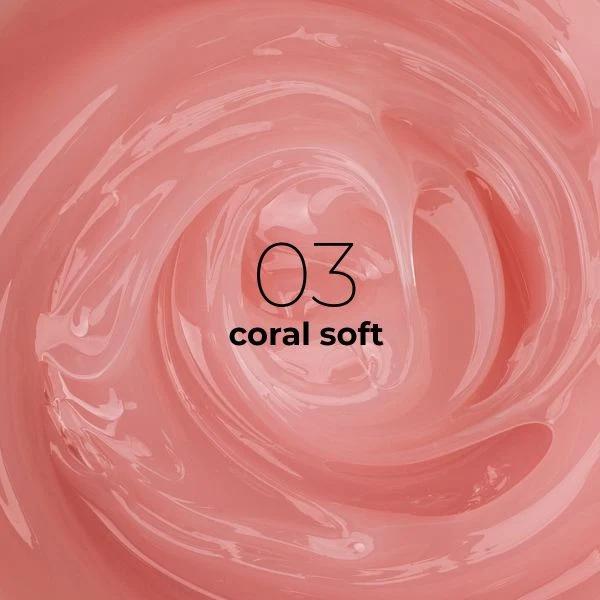 03 Coral Soft - MOUSSE SCULPTURE GEL 15 ml Victoria Vynn