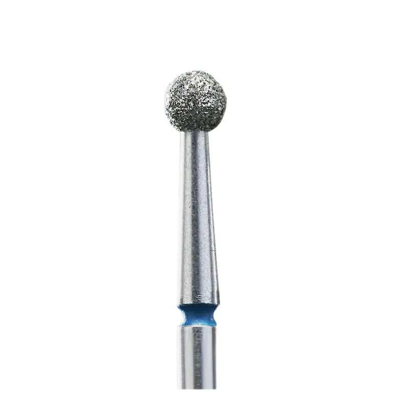 STALEKS PRO Diamond e-file nail drill bits 3.5mm - ball, medium grit, electric file nail bits for Russian manicure, cuticle cutter FA01B035