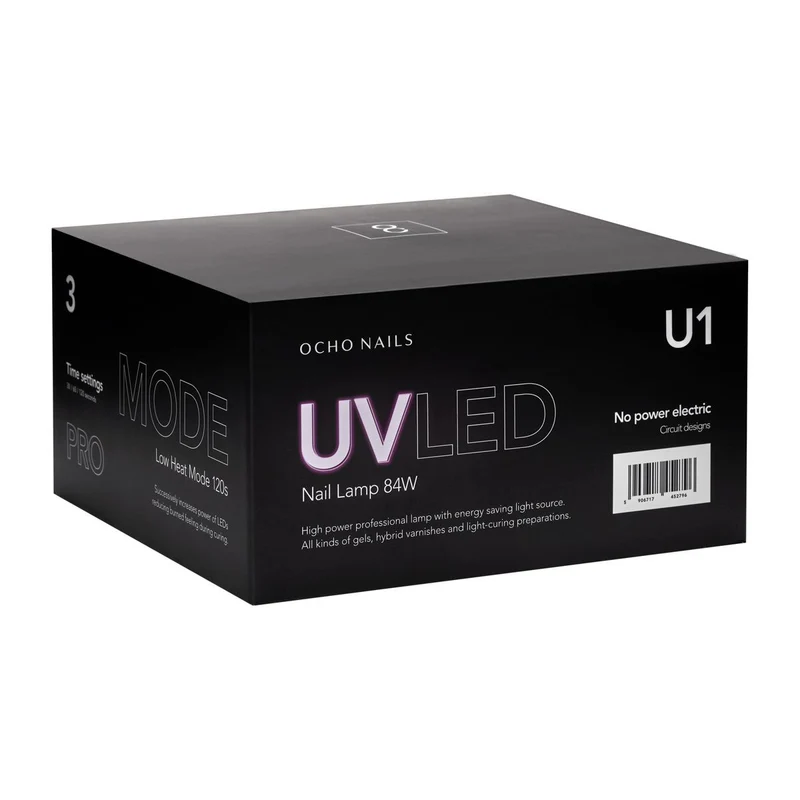 OCHO NAILS 8 BLACK - UV/LED Lampe 84W