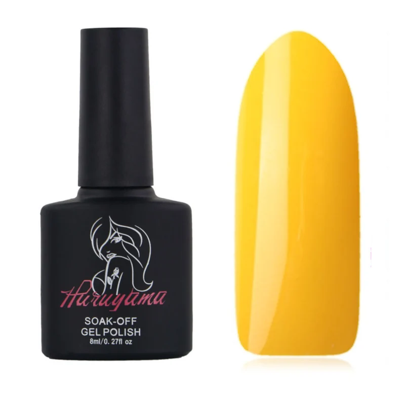Haruyama Yellow gel nail polish 014