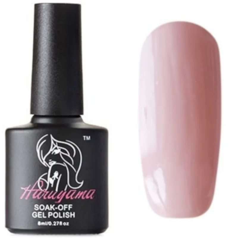 Haruyama French pink nude skin color gel nail polish BF019