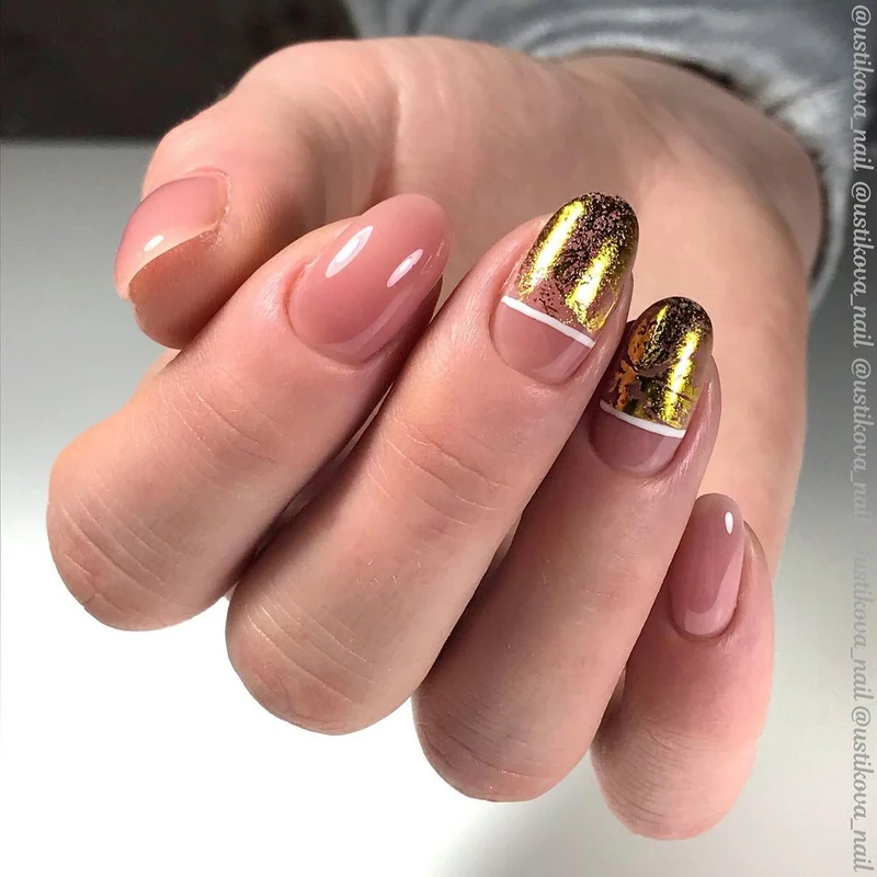 Haruyama French pink nude skin color gel nail polish BF019