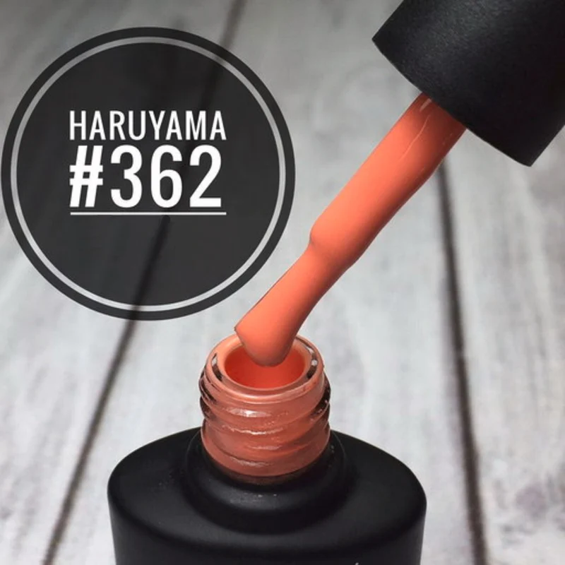 Haruyama Orange gel nail polish 362