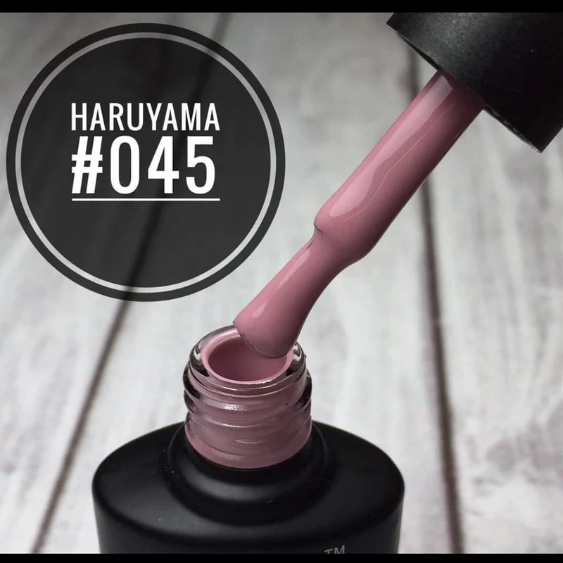 Haruyama Smokey pink gel nail polish 045