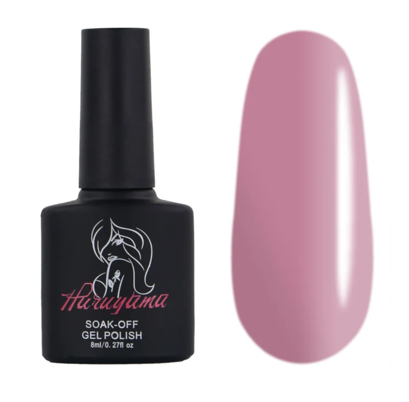 Haruyama Smokey pink gel nail polish 045
