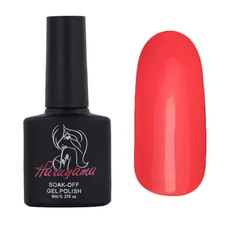 Haruyama Orange gel nail polish 431