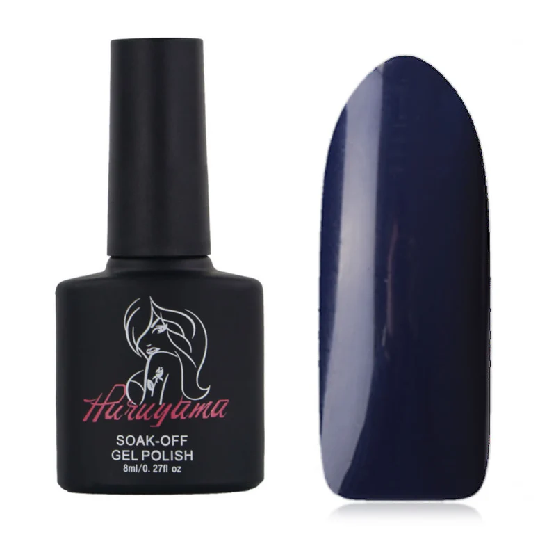 Haruyama Dark deep Blue gel nail polish 409