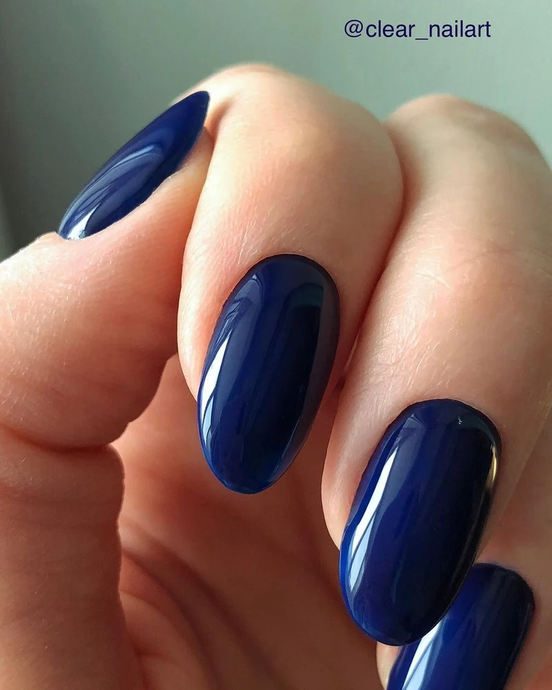 Haruyama Dark deep Blue gel nail polish 409