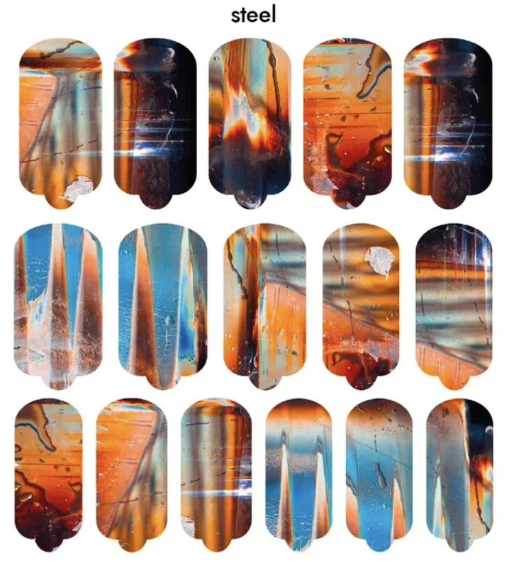 Nagelfolie Steel - Nail Wraps by Provocative Nails