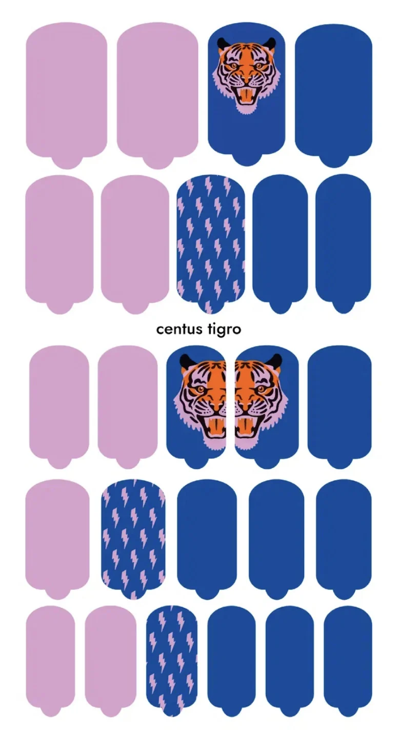Nagelfolie Centus tigro - Nail Wraps by Provocative Nails