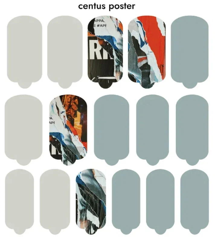 Nagelfolie Centus poster - Nail Wraps by Provocative Nails