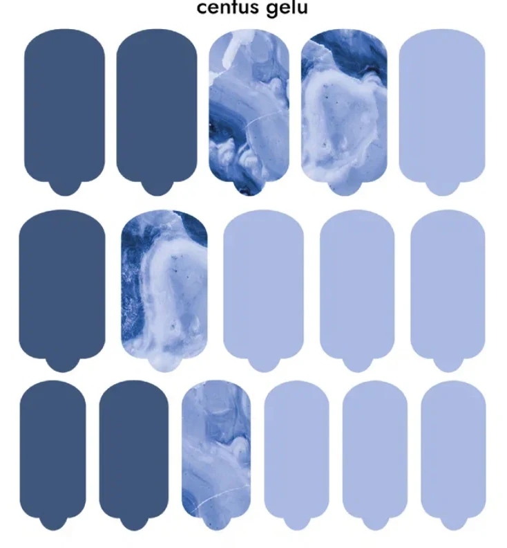 Nagelfolie Centus gelu - Nail Wraps by Provocative Nails