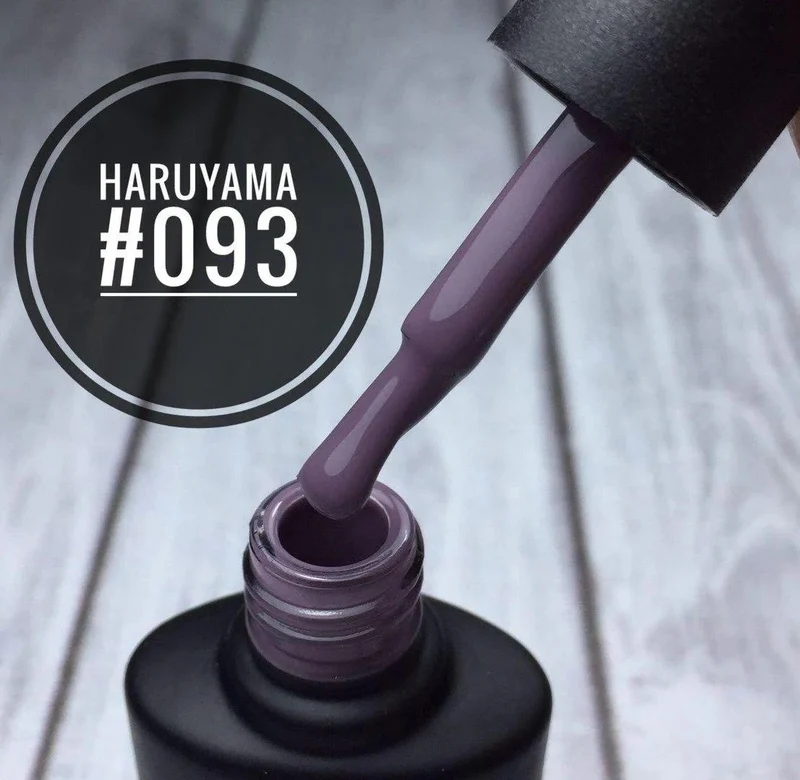 Haruyama Purple gel nail polish 093