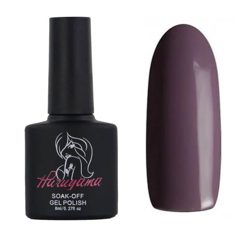 Haruyama Purple gel nail polish 093